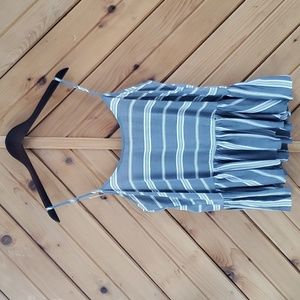 Grey & White Old Navy Tank Top